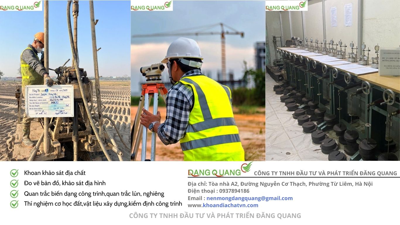 Công ty TNHH Đầu tư và phát triển Đăng Quang tuyển dụng kỹ sư địa chất công trình 